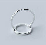 Кільце срібло 925 покриття колечко мінімалізм каблучка, фото 6