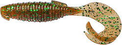 Силікон Keitech Flapper Grub 4 ea#02 peach green flk.