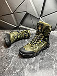 Берці Зимові Чоловічі Армійські (ЗСУ) Хакі Черевики Тактичні Зимові, фото 4