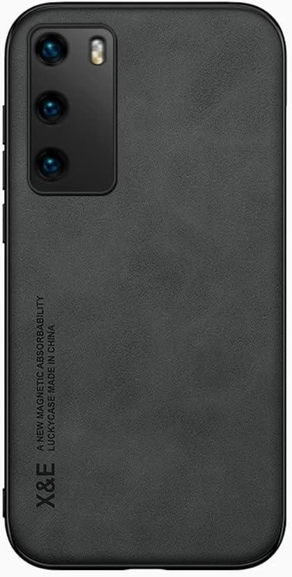 Шкіряний чохол Sheepskin з магнітом для Huawei P40