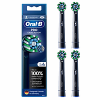 Cross Action Oral-B Pro Black насадки чорні 4 шт. насадка на зубну щітку орал би crossaction чорного кольору