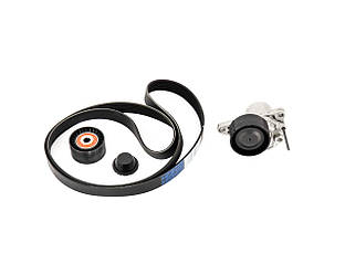 Натягувач + ролик + ремінь генератора на Renault Scenic IV 2016-> 1.6 dCi - Nissan (Оригінал) - 11720-00Q9F