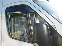 Дефлекторы окон на скотче Mercedes Sprinter II 2006-2021 Г-образный ветровики на окна авто