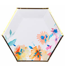 Паперові тарілки "Flowers", 10 шт., Ø - 20 см