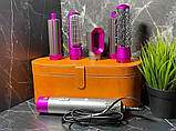 Фен - Стайлер 5в1 HAIR BRUSH Styler + Коробка чехол, Мультистайлер 5 в 1 Hot AIR Styler, Іонний стайлер для волосся, фото 4