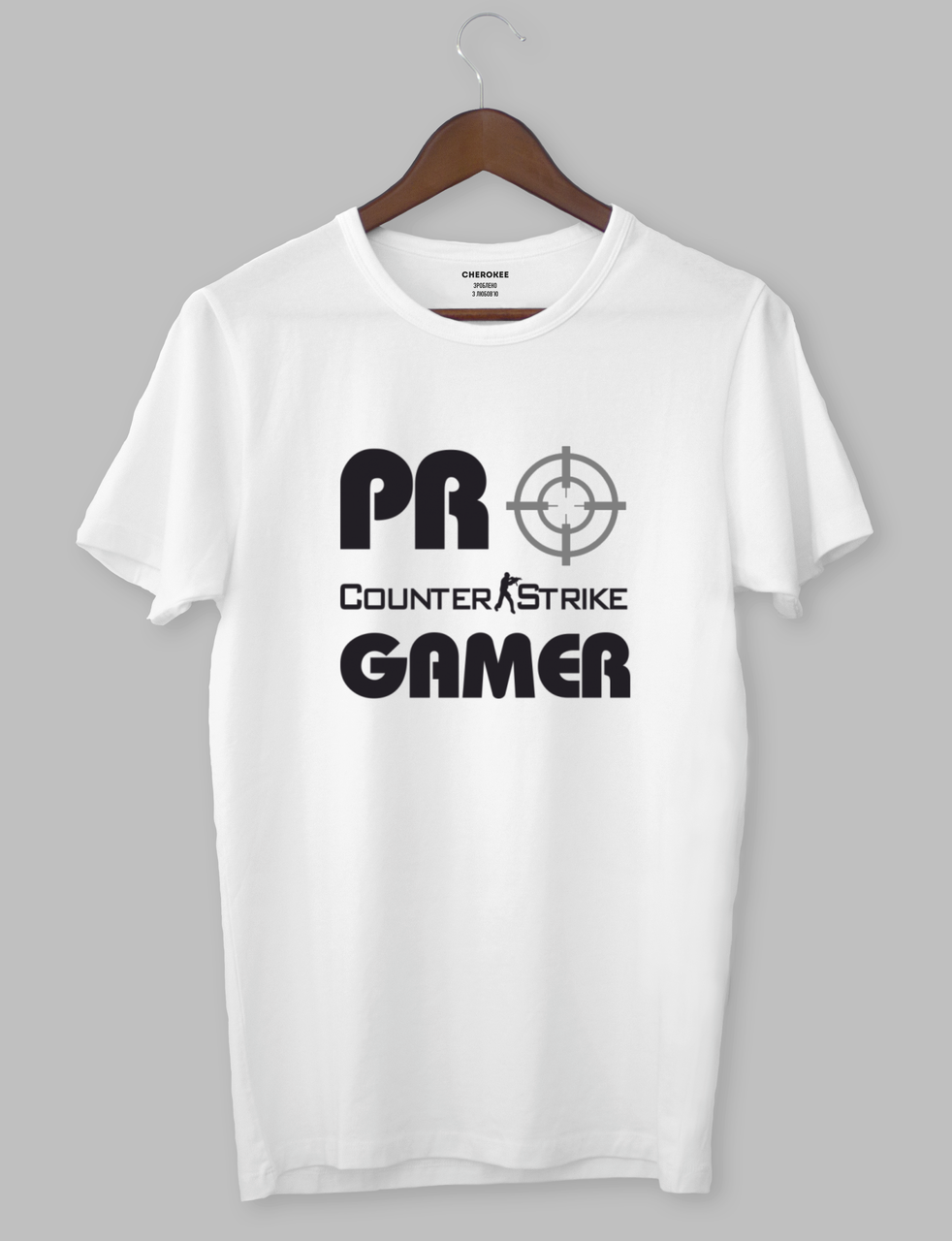 Футболка з принтом "Counter Strike Pro Gamer"