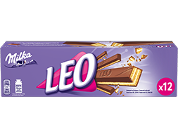 Вафельні батончики Milka Leo Milk Сhocolate 12 х 33 g, фото 1