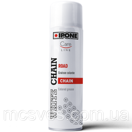 Біле мастило ланцюга IPONE Spray WHITE Chain, 250 мл спрей