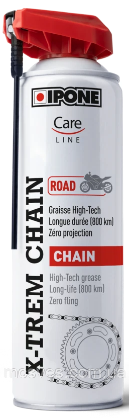 Спрей смазка цепи Ipone X-Trem Chain Road, 500 мл
