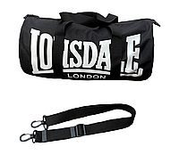 Спортивная сумка бочонок для тренировок и фитнеса. Сумка молодежная городская спортивная Lonsdale( код: S175B)