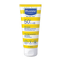 Детское Солнцезащитное молочко спф Мустела Mustela Solaire Bebe Sun Lotion Lait SPF 50 100мл