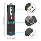Флешка перекидна USB - micro USB, + перехідник Type-C 64 ГБ, USB 2.0, фото 4