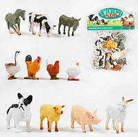 Набір свійських тварин на фермі TBS 062 розмір 4-5 см, в пакеті