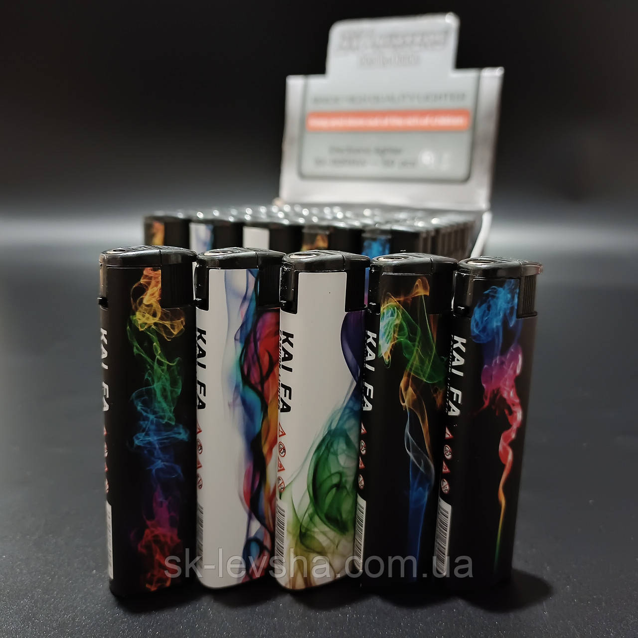 Запальничка п'єзо 3X Lighters Kai Fa, турбо, багаторазова 3X-110RBW