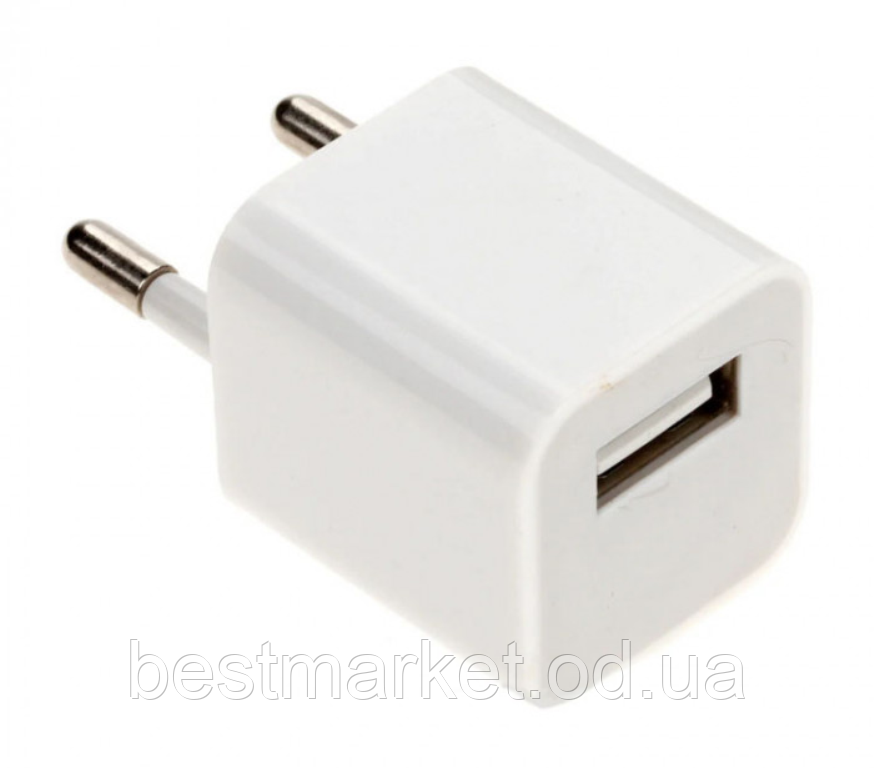 Мережевий зарядний пристрій на 1 USB Порт 1 А 4GS/3G/003 Адаптер Usb