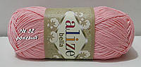 Нитки пряжа для вязания хлопковая BELLA Белла 100 от ALIZE Ализе № 32 - розовый