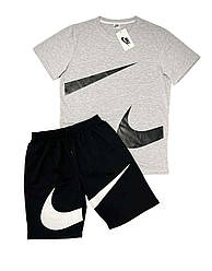 Футболка Nike swoosh сіра! тільки футболка!!!