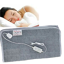 Електропростирадло односпальне 68х148 Туреччина безпечне, ел простирадло гарне байка RoYan гіпоалергенне Сіра