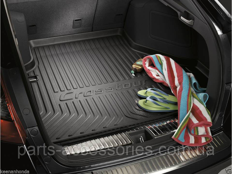 Honda Crosstour 2010-2015 килимок гумовий в багажник новий оригінальний, фото 1