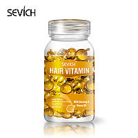 Капсулы для ломких, пористых волос «Интенсивная Терапия» Sevich (золотые) 30 шт