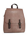Рюкзак-сумка молодіжний дві пряжки для навчання міста Valen Frank рожевий W1725, фото 2