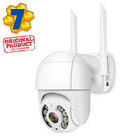 "PTZ-D4" Уличная IP Wi-Fi камера Наблюдения Видеонаблюдения Купольная Поворотная IP66 белая
