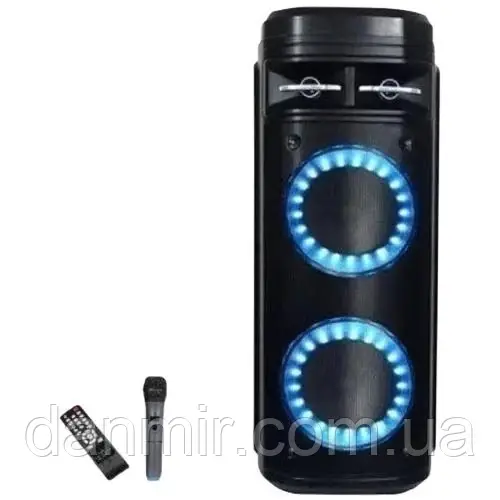 Колонка акумуляторна ZXX-5511 partybox з радіомікрофоном (100W/USB/BT/FM/TWS)