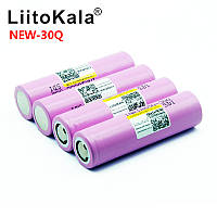 Аккумуляторная батарея 2023 LiitoKala INR18650-30Q 3000mah Rechargeable Battery Li-ion 3.7V