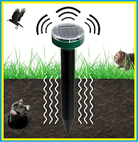 Мощный ультразвуковой отпугиватель грызунов кротов мышей для сада на солнечных батареях Tool Solution,qwe