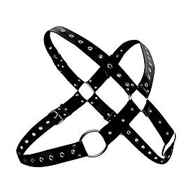 Портупея чоловіча еротична Art of Sex — Arcady, Чорний XS-M