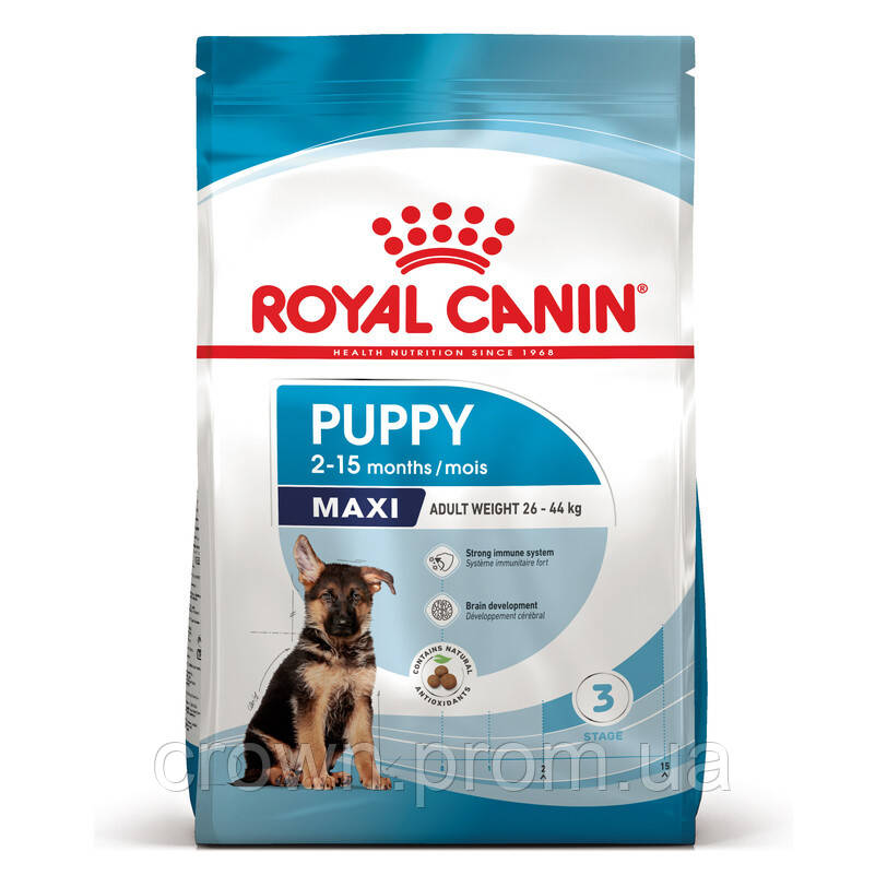 Royal Canin Maxi Puppy 15 кг корм для собак Роял Канін Максі Паппі/Royal Canin Maxi Puppy 15 кг корм для