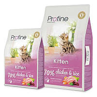 Profine Kitten Chicken & Rice 300 г сухой корм для котят Профайн Киттен Курица и Рис