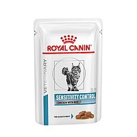 Royal Canin Sensitivity Control Chicken & Rice 85 г корм для кошек при проблемах с ЖКТ и аллергии с курицей и