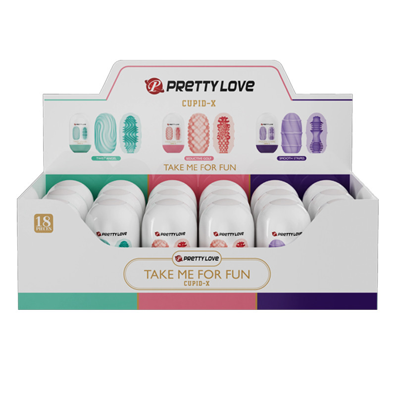 Мастурбатор яйце набір Pretty Love Cupid-X Egg Set of 18 pcs