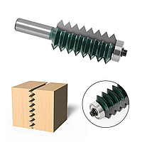 Фреза по дереву кромочна фігурна мікрошип (хвостовик 12мм)