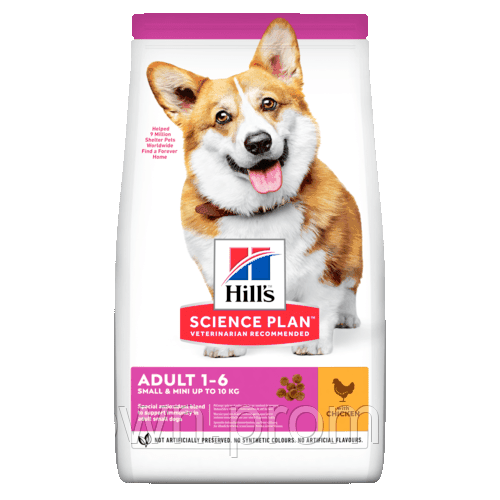 Hills Adult Small & Mini Chicken 3 кг — корм для собак (Hill's Хіллс Хілс) (143478-12)