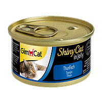 Влажный корм для котов GimCat ShinyCat in Jelly Тунец 70 г (103654-12)