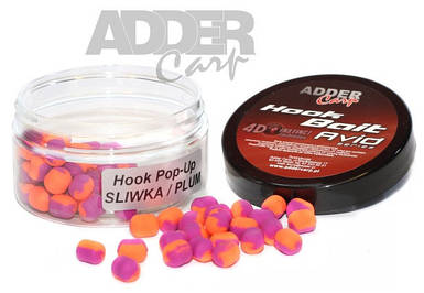 Плавальні бойли Adder Carp Hook Boilies Avid Pop-Up Dumbell 8/10 мм/90 мл Слива
