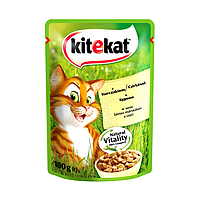 Влажный корм для кошек Kitekat с курицей в соусе 85 г (144990-12)