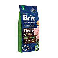 Brit Premium Adult XL Chicken 3 кг / Брит Преміум Едалт Іксель Курка 3 кг — корм для собак (122656-12)