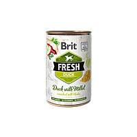 Влажный корм для собак Brit Fresh Duck with Millet 400 г (132719-12)