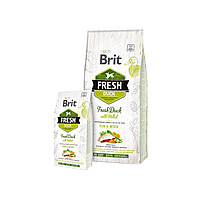 Сухой корм для собак Brit Fresh Duck with Millet Adult Run & Work 12 кг (132267-12)