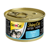 Влажный корм для котов GimCat ShinyCat Kitten in Jelly Тунец 70 г (078321-12)