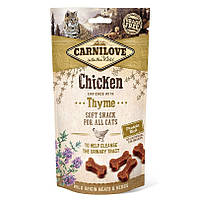 Ласощі для підтримки сечовидільної системи кішок Carnilove Chicken with Thyme To Help Cleanse The