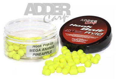 Плавальні бойли Adder Carp Hook Boilies Avid Pop-Up Dumbell 8/10 мм/90 мл Мега Ананас