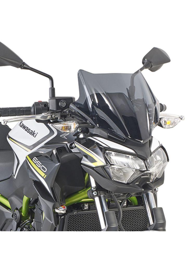 Вітрове скло Kappa для мотоциклів Kawasaki Z 650 (20-), Yamaha MT-03 321 (20-) тоноване [без вкладення]., фото 1