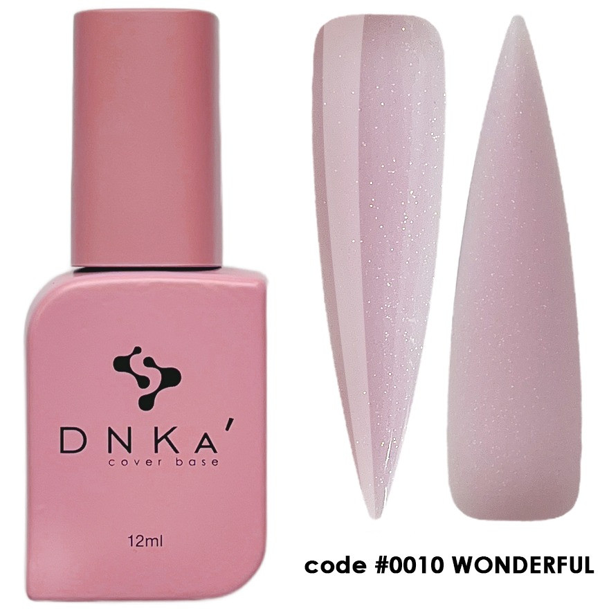 База камуфляжна для нігтів DNKa Cover Base №0010 Wonderful, 12 мл