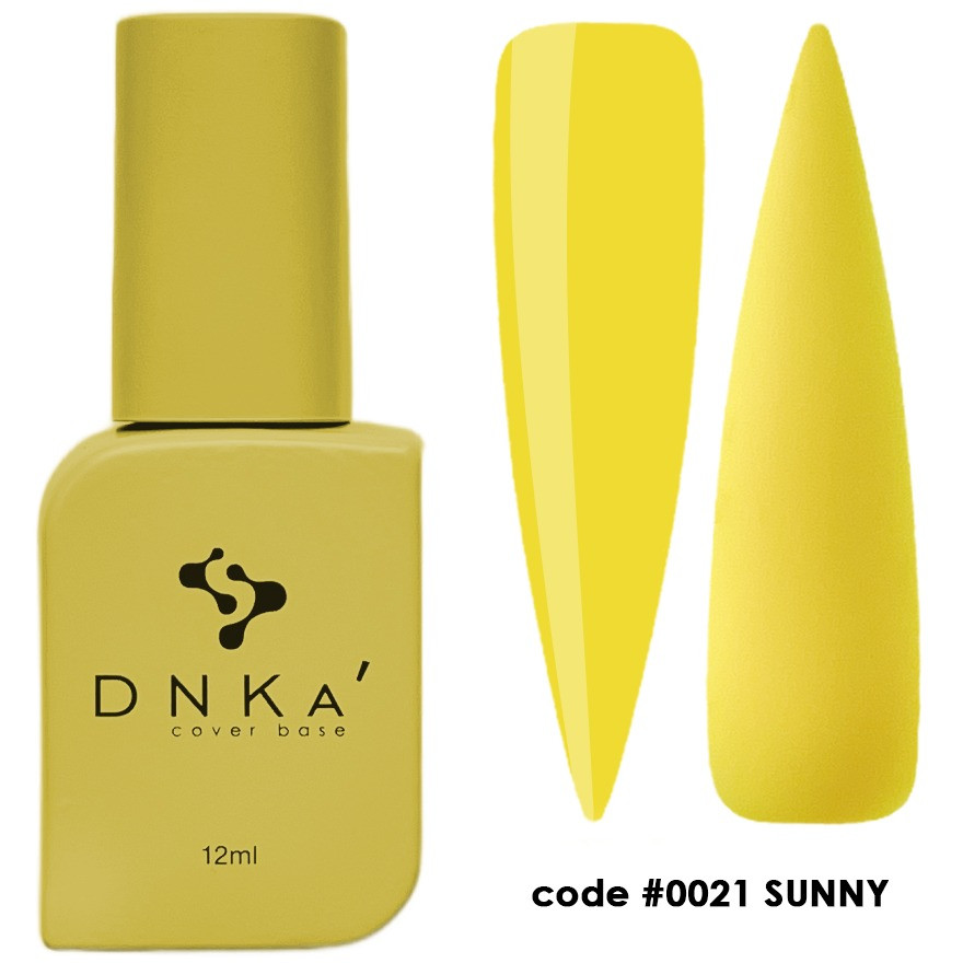 База камуфлювальна для нігтів DNKa Cover Base No0021 Sunny, 12 мл