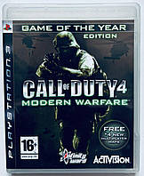 Call of Duty 4 Modern Warfare Game of the Year Edition, Б/В, англійська версія - диск для PlayStation 3