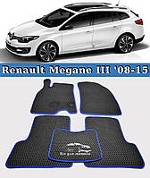 ЕВА коврики Renault Megane 3 2008-2015. EVA ковры Рено Меган 3